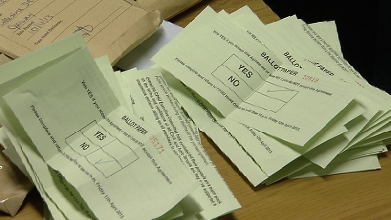 A majority of union members rejected the proposals