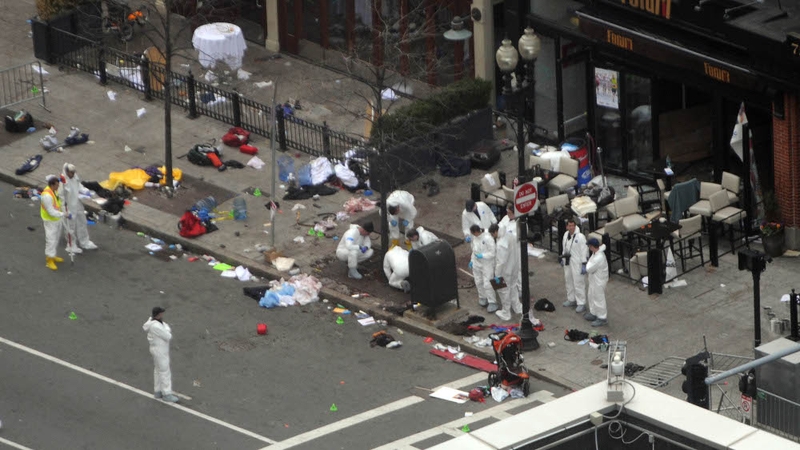 Three people were killed and 264 injured when a pair of homemade pressure-cooker bombs exploded at the crowded finish line of the marathon