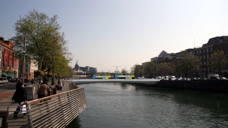 The new bridge will service the Luas link-up
