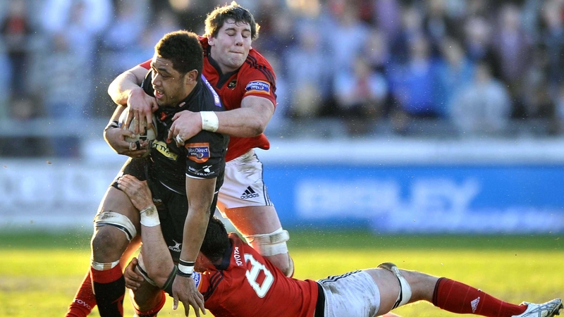 Munster fought back gamely in the second half but it wasn't to be their night