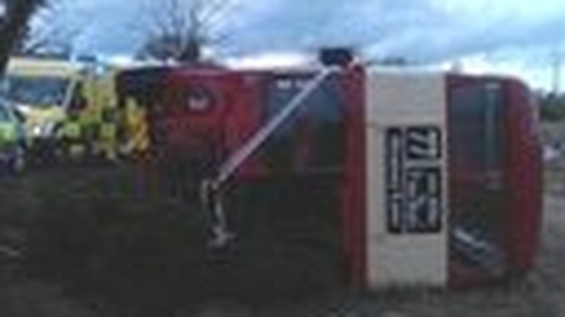 14 people have been taken to hospital for their injuries following the incident in Lisburn.