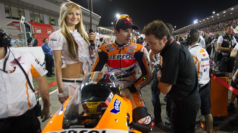 Marc Marquez is on pole for the first of three grands prix in the US this season