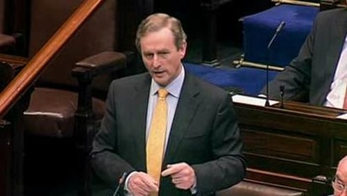 Taoiseach Enda Kenny was responding to questions from Independent TD John Halligan