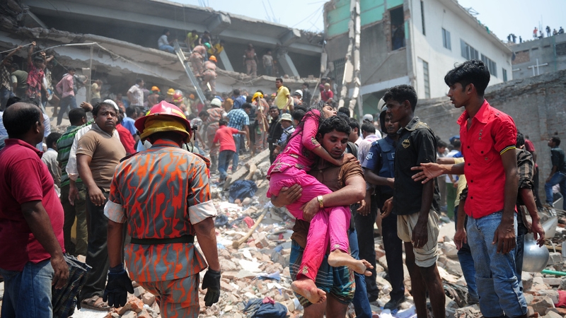 The disaster has put the spotlight on Western retailers who use the impoverished South Asian nation as a source of cheap goods
