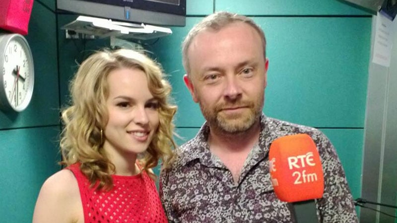 Bridgit Mendler with Rick O'Shea