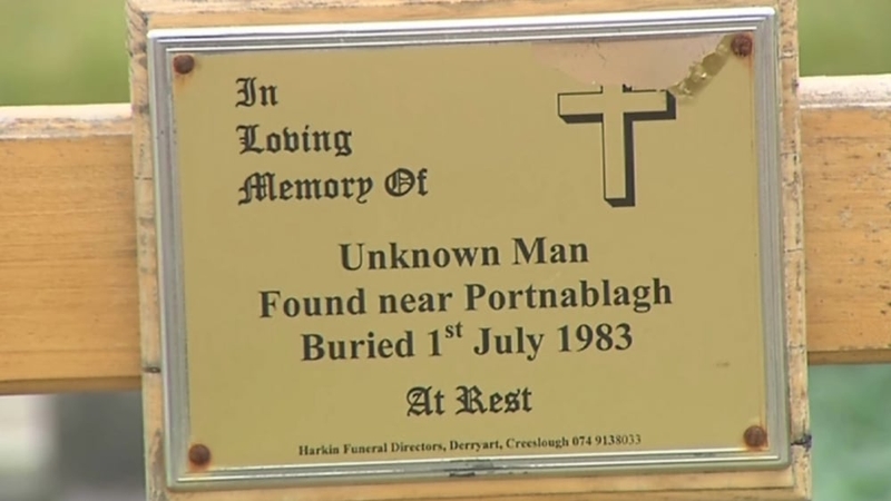 A plaque marks the site where Noel McGlynn is buried