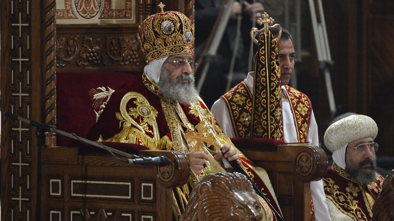 Pope Tawadros said Egypt's Christians feel ignored and neglected by Muslim Brotherhood-led authorities