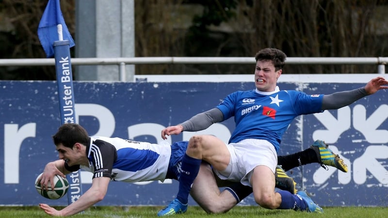 Robert Clune touches down for a try for the winners