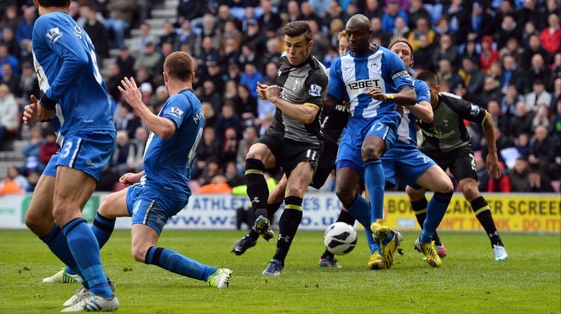 Gareth Bale strikes a late equaliser for Spurs