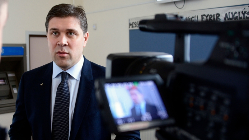 Iceland's Prime Minister Bjarni Benediktsson reflects on 'pleasant turning point in the economic rebuilding' of the country