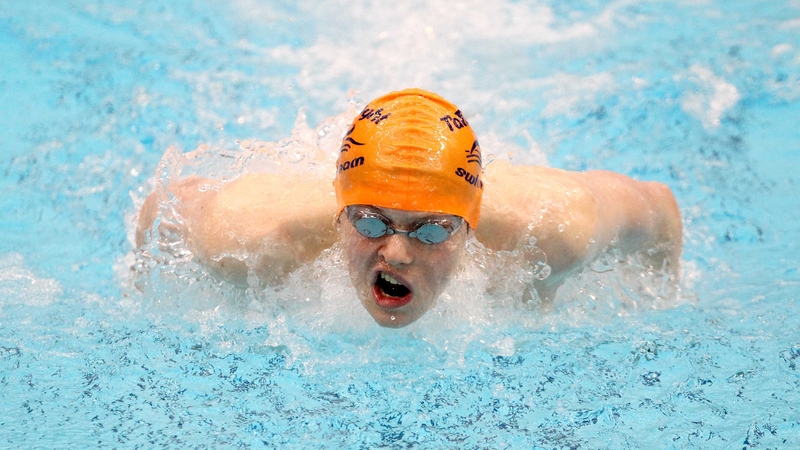 Brendan Hyland has set a new Irish record in the men's 200m butterfly