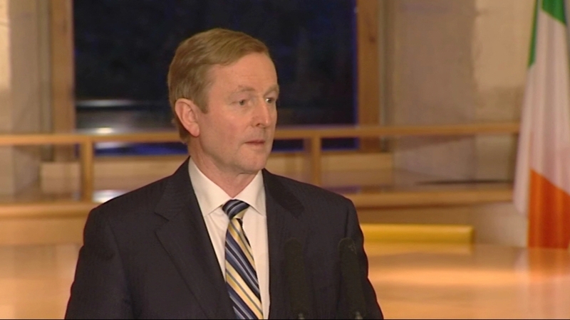 Enda Kenny received an honorary doctorate at Boston College