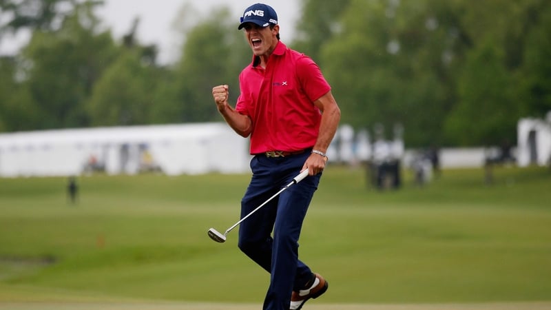 Billy Horschel holed a huge birdie putt to win