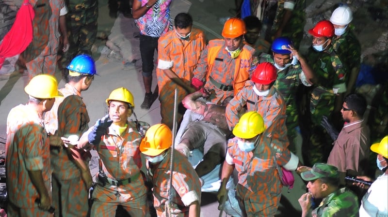 A fire overnight further hampered the last desperate efforts to find survivors