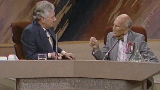 Jack Campbell remembers being gassed during the First World War on 'The Late Late Show'.
