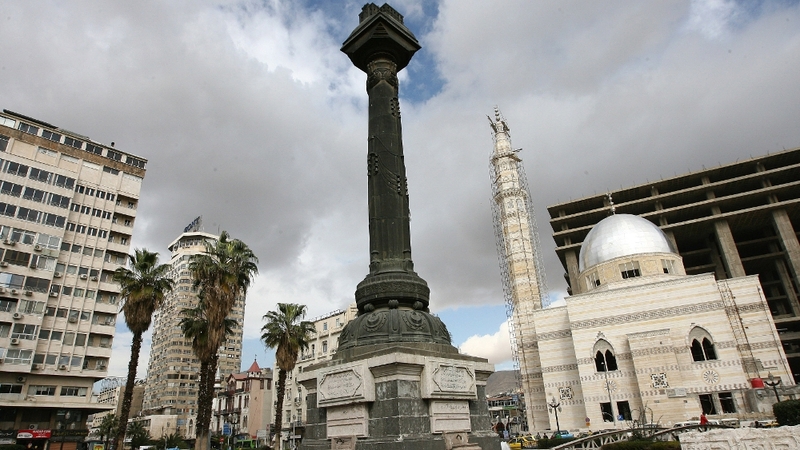Thirteen are dead following the blast at Marjeh Square