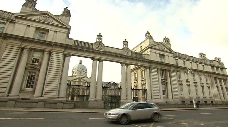 Tithe an Rialtais, áit a raibh an cruinniú ar siúl