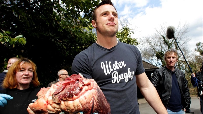 Tommy Bowe spent time feeding the lions at Belfast Zoo following Warren Gatland's squad announcement