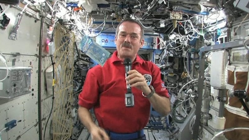 Commander Hadfield plans to reflect over the coming year on his next move