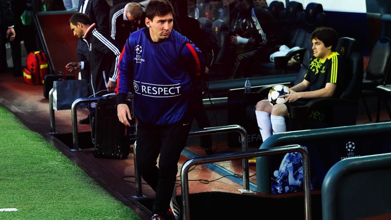 Lionel Messi is sidelined for Barcelona's clash with Celtic in the Champions League