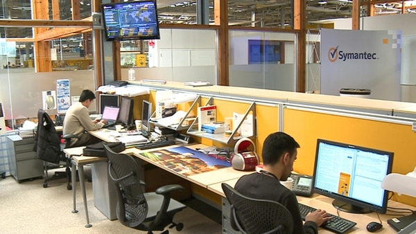 Symantec employs hundreds of people in Dublin