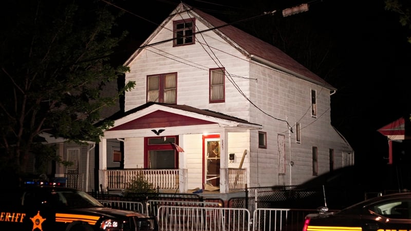 Three women and a child were rescued from the house this week