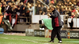 Losing his cool during a Champions League match in '01