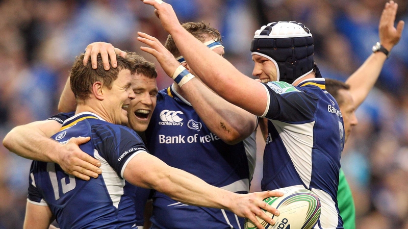 Gordon D'Arcy (second from left) returns but Sean O'Brien (right) is a doubt