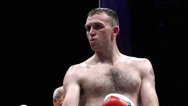 Michael Sweeney was defeated after three rounds in Glasgow