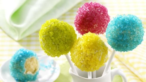 Neon Cake Pops