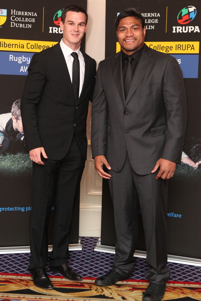 Johnny Sexton and Nick Williams