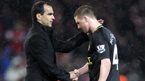 James McCarthy on reuniting with ex-Wigan boss Roberto Martinez: 'I loved my time at Wigan and I enjoyed my time there under Owen Coyle, but to get a chance to work under the gaffer again - it was a huge offer'