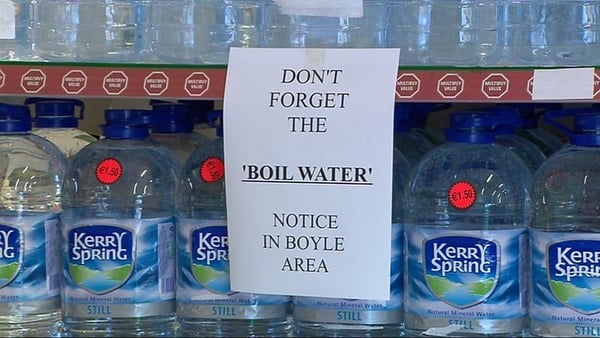 Roscommon has had recurring boil water notices on its urban and rural water schemes