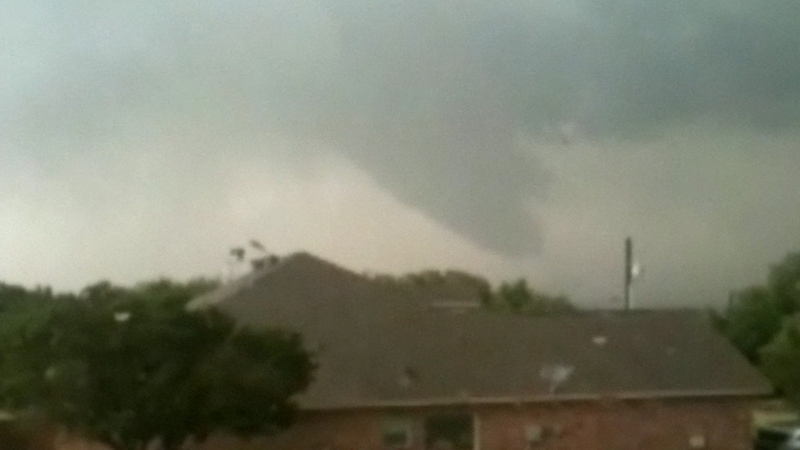 Worst-hit city was Granbury where a tornado tore through two neighbourhoods