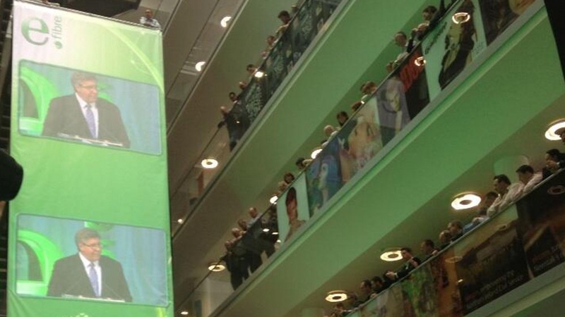 Eircom's CEO Herb Hribar launches its new eFibre product today