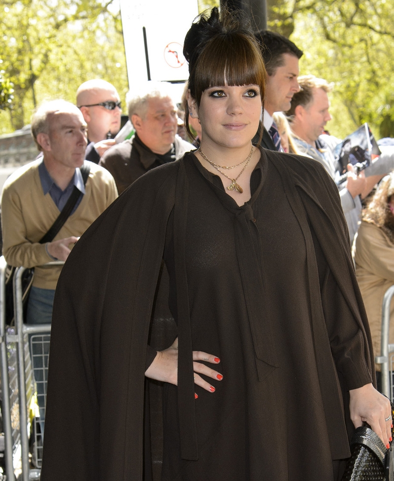Lily looked good on the red carpet at yesterday's Ivor Novello Awards in London