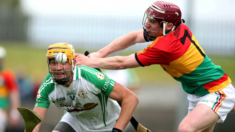 Martin Duggan of London (left) and Carlow's James O'Hara