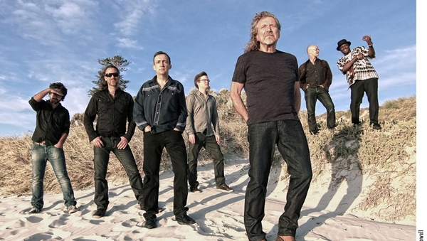 Robert Plant and band