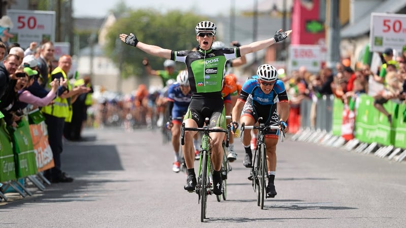 Sam Bennett wins stage three of the An Post Rás in Listowel