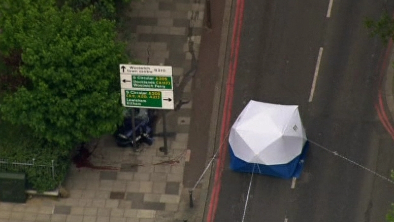 London Ambulance Service confirmed a man was found dead at the scene