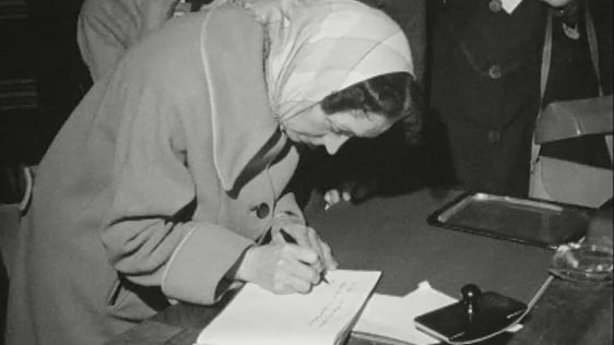 Dubliners Sign Book of Condolences for President Kennedy, 1963