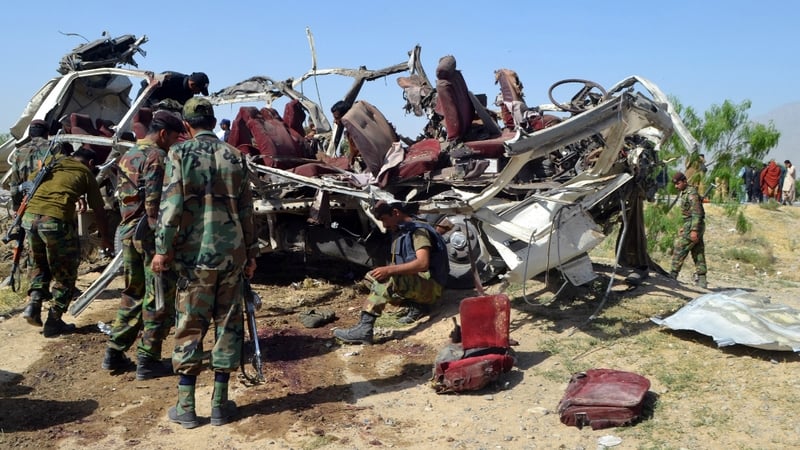 Thirteen people died in the Taliban bomb attack