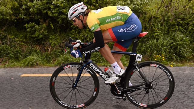 Marcin Bialoblocki pumps the legs