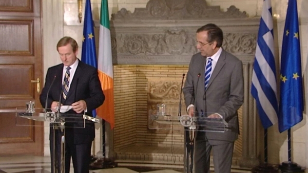 The Taoiseach said he impressed upon Antonis Samaras the importance of creating a business climate in Greece