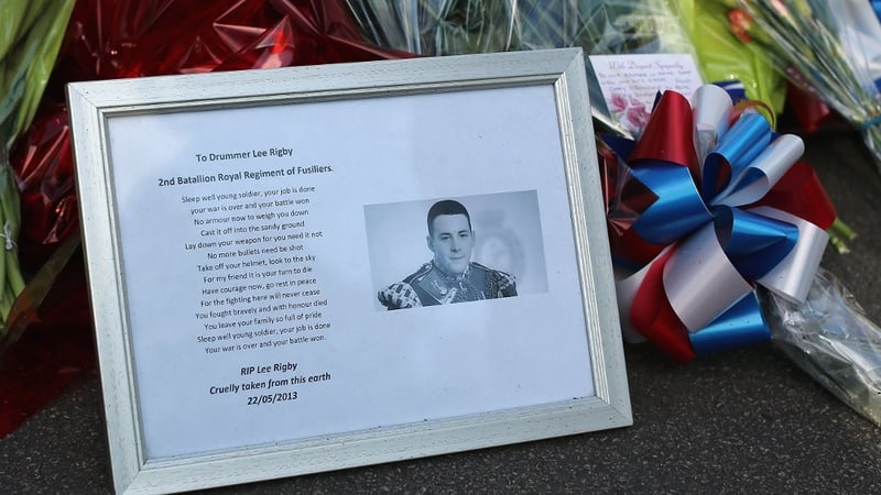 Drummer Lee Rigby was hit by a car and then attacked with weapons including a knife and a meat cleaver