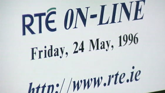 RTÉ launches an online service www.rte.ie on 24 May 1996.