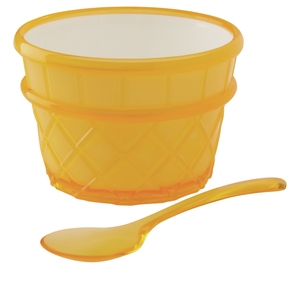 Marks & Spencer pack of four coloured ice cream bowls, €13. Available in stores or to order online. (Comes in yellow, green, red and blue)