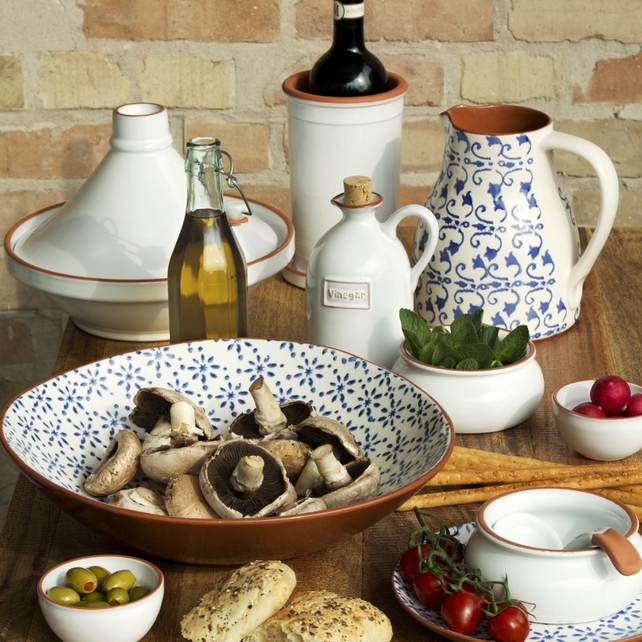 Dunnes stores selection of Paul Costelloe dining collections - Casblanca and Terracotta.