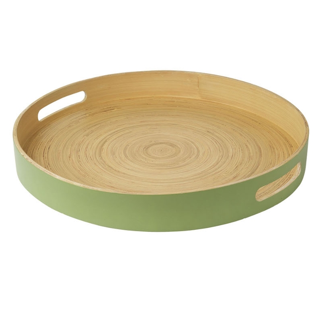 Marks & Spencer spun bamboo serving tray, €17. Available in stores or online.