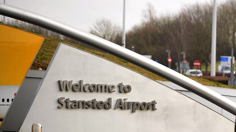 Technical problems and poor weather have led to the diversions at Stansted